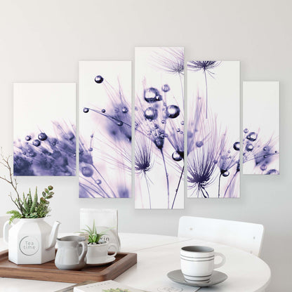 Modern Flowers, Nature, & Swirls Canvas Photo Print - USTAD HOME