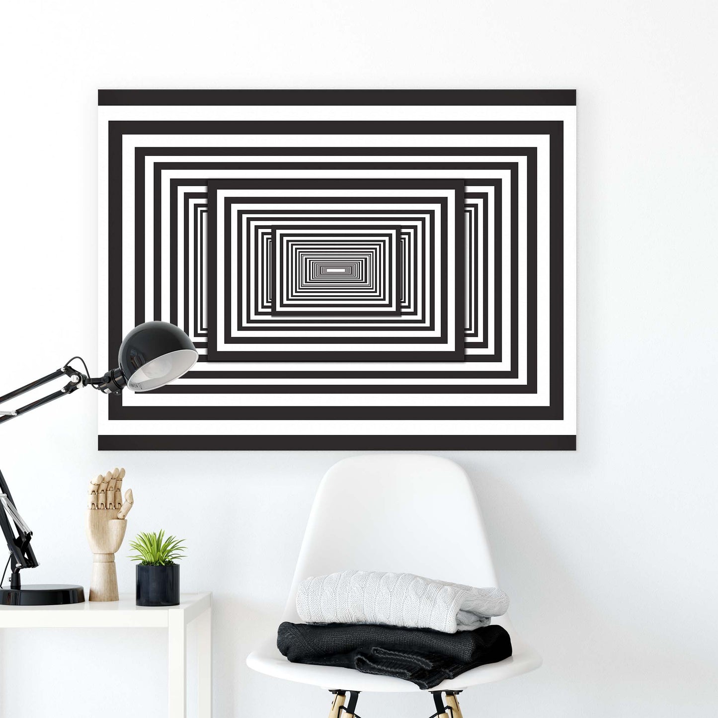 Geometric Canvas Photo Print - USTAD HOME