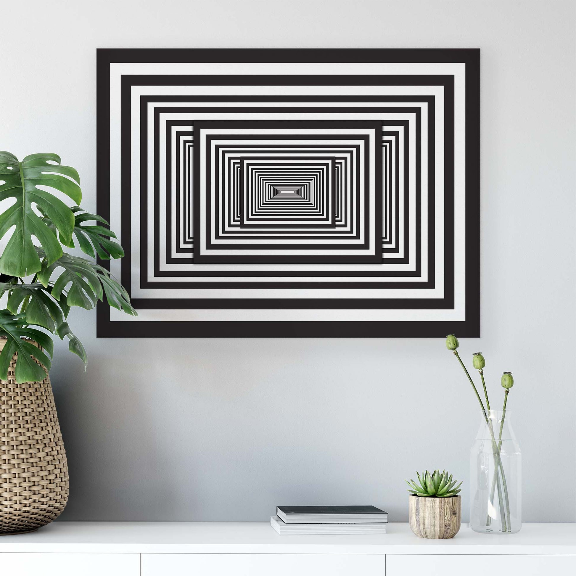 Geometric Canvas Photo Print - USTAD HOME