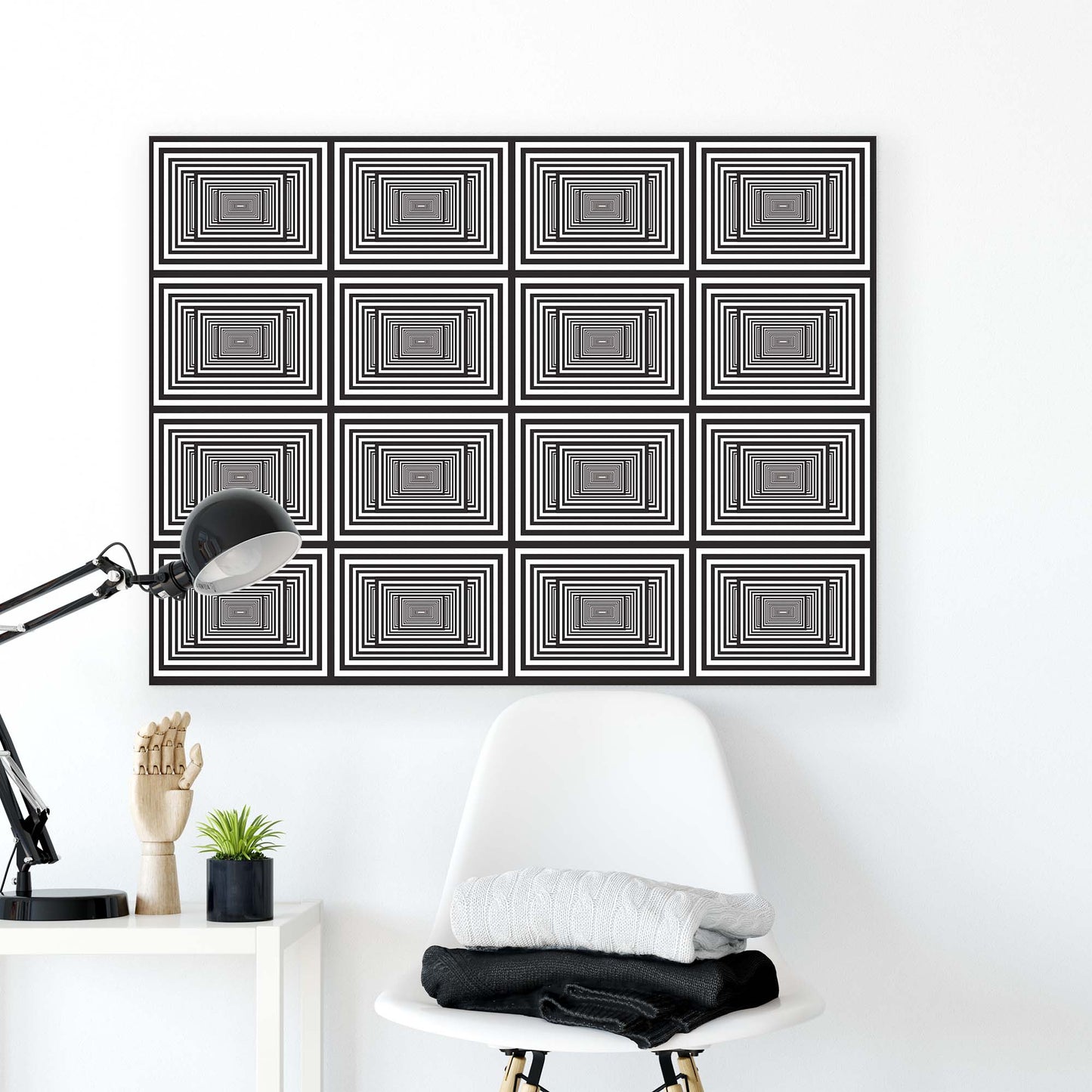 Geometric Canvas Photo Print - USTAD HOME