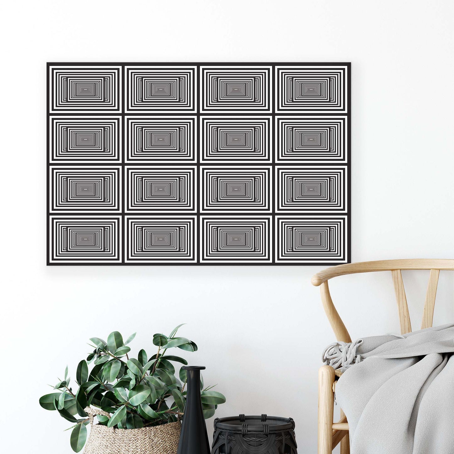 Geometric Canvas Photo Print - USTAD HOME