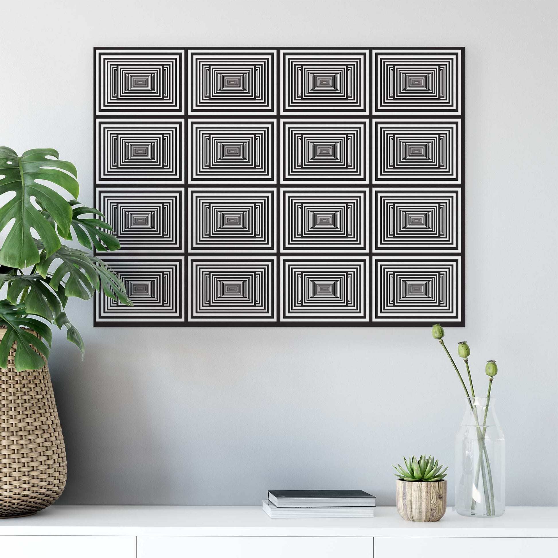 Geometric Canvas Photo Print - USTAD HOME