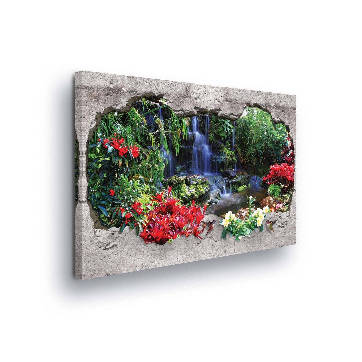 Lakes & Waterfalls Canvas Photo Print - USTAD HOME