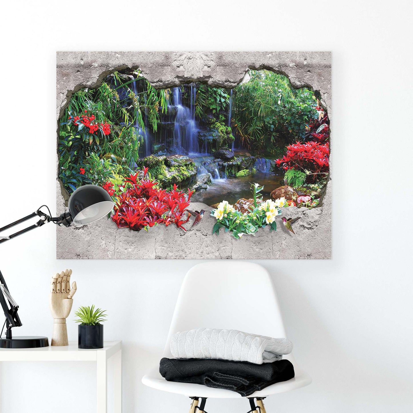 Lakes & Waterfalls Canvas Photo Print - USTAD HOME