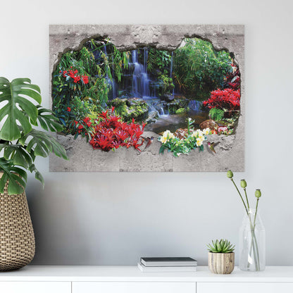 Lakes & Waterfalls Canvas Photo Print - USTAD HOME