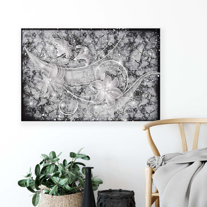 Modern Flowers, Nature, & Swirls Canvas Photo Print - USTAD HOME