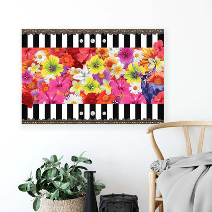 Modern Flowers, Nature, & Swirls Canvas Photo Print - USTAD HOME