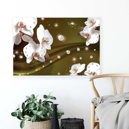 Modern Flowers, Nature, & Swirls Canvas Photo Print - USTAD HOME