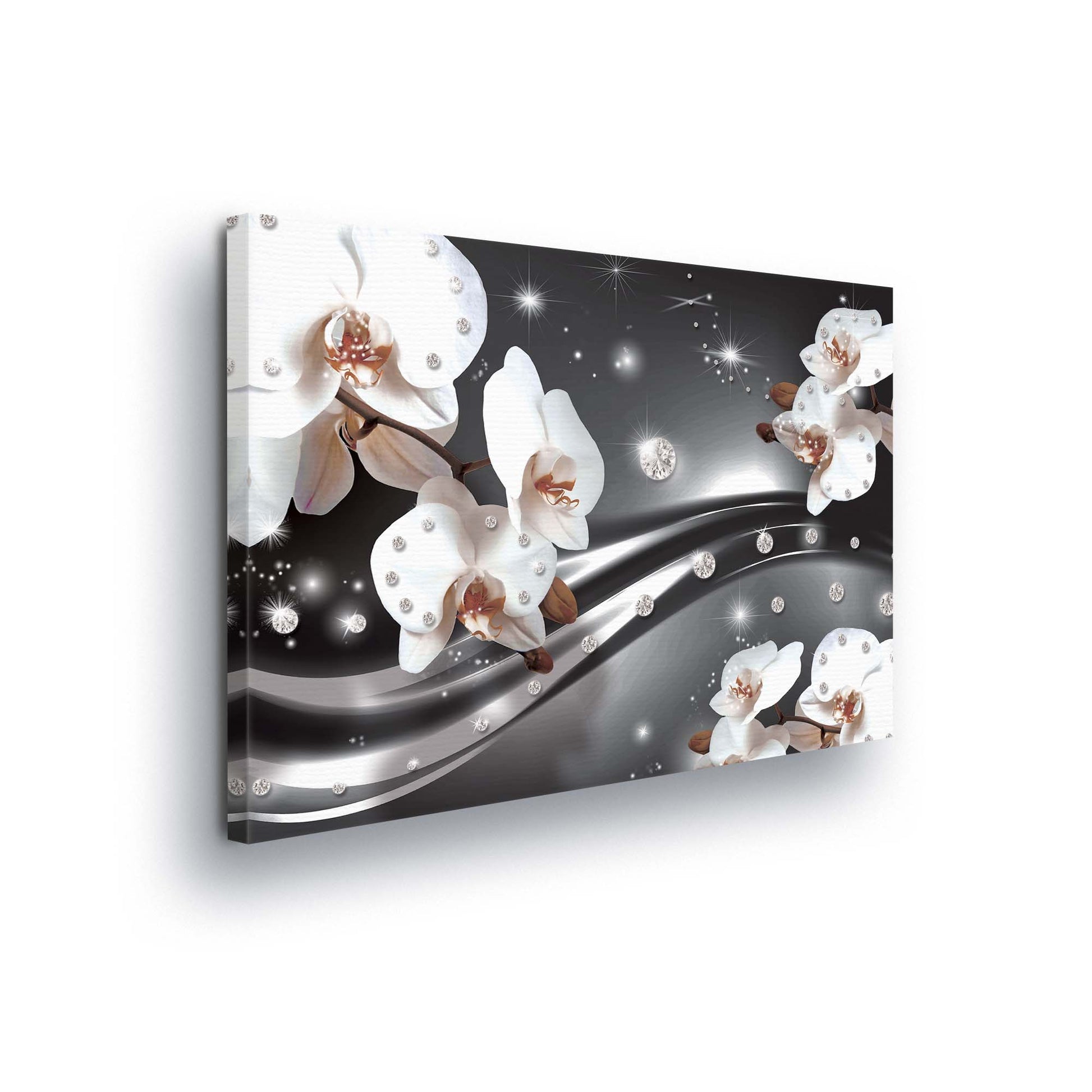 Modern Flowers, Nature, & Swirls Canvas Photo Print - USTAD HOME