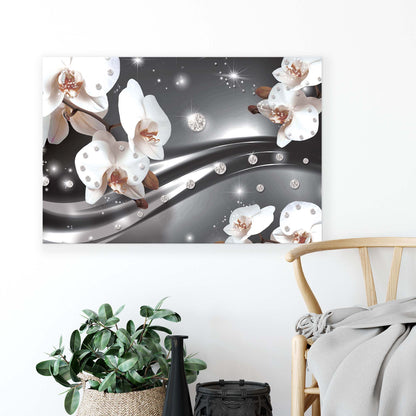 Modern Flowers, Nature, & Swirls Canvas Photo Print - USTAD HOME