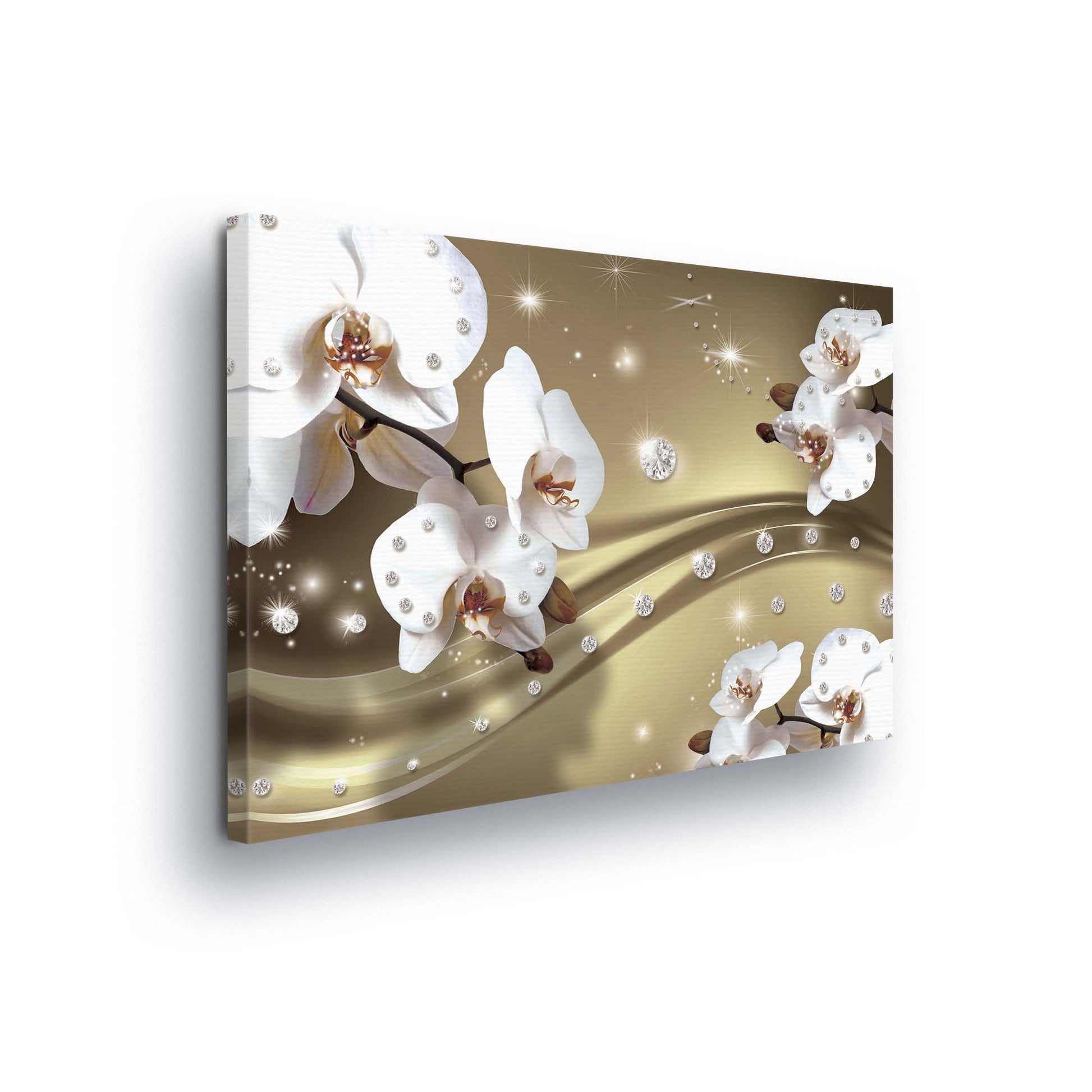 Modern Flowers, Nature, & Swirls Canvas Photo Print - USTAD HOME