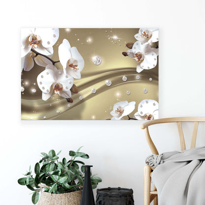 Modern Flowers, Nature, & Swirls Canvas Photo Print - USTAD HOME