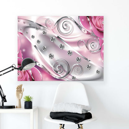 Modern Flowers, Nature, & Swirls Canvas Photo Print - USTAD HOME