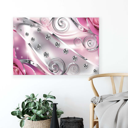 Modern Flowers, Nature, & Swirls Canvas Photo Print - USTAD HOME