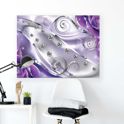 Modern Flowers, Nature, & Swirls Canvas Photo Print - USTAD HOME