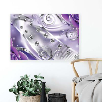 Modern Flowers, Nature, & Swirls Canvas Photo Print - USTAD HOME