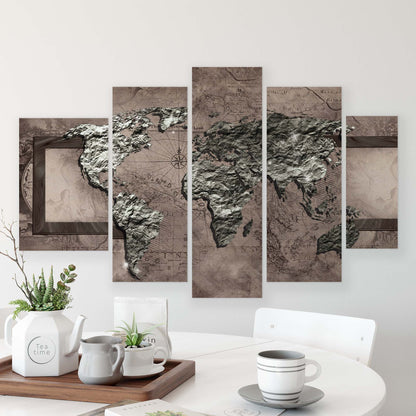 Maps Canvas Photo Print - USTAD HOME