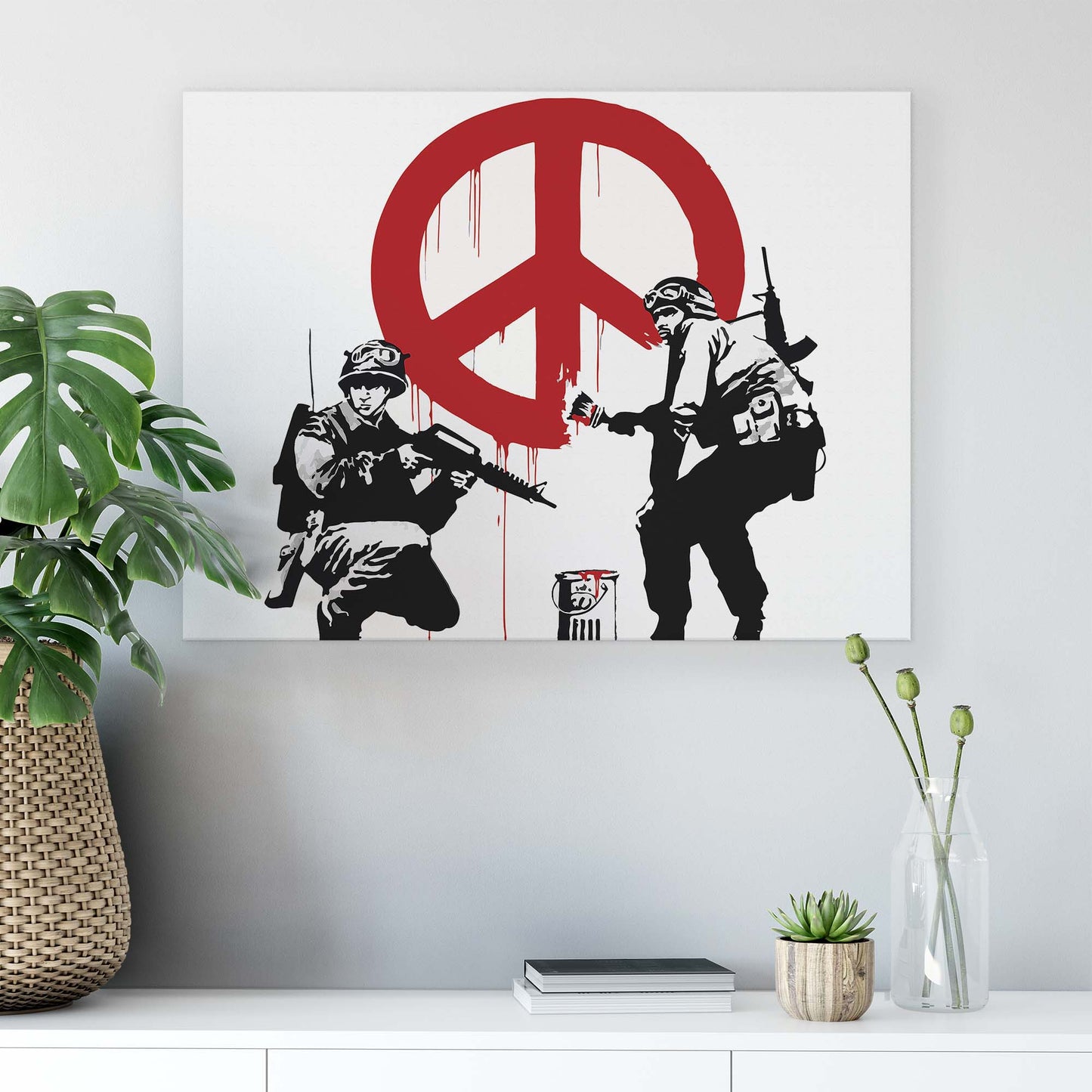 Graffiti Canvas Photo Print - USTAD HOME