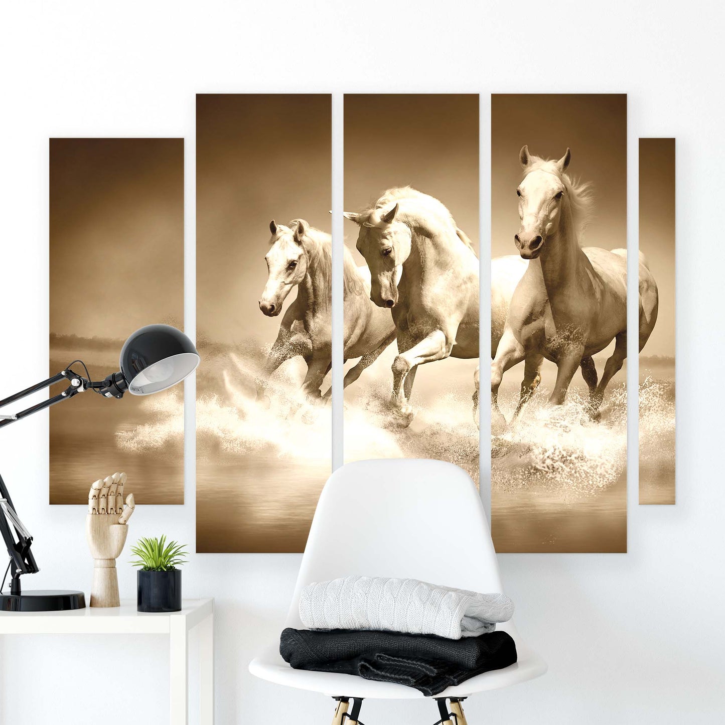 Horses & Unicorns Canvas Photo Print - USTAD HOME