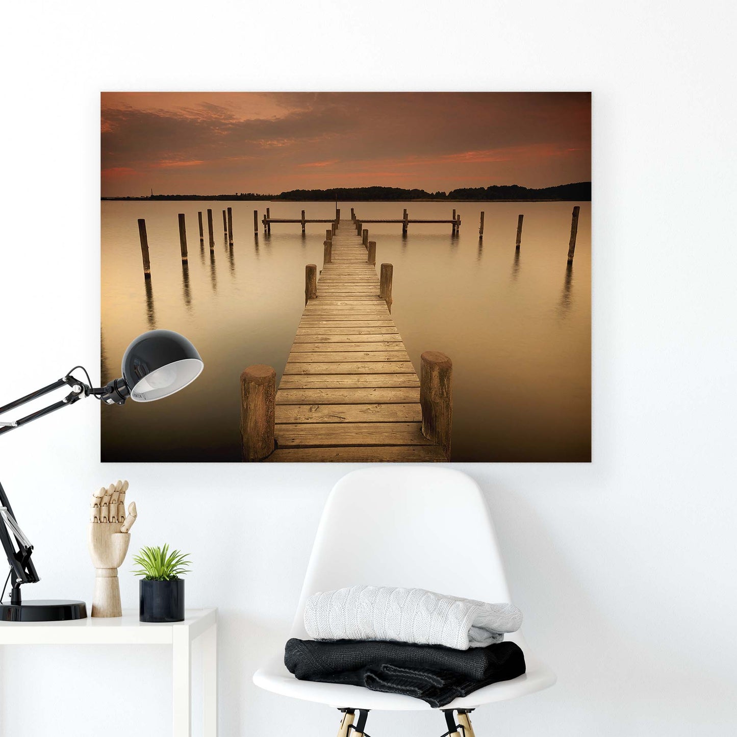 Lakes & Waterfalls Canvas Photo Print - USTAD HOME