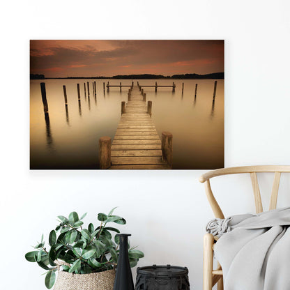 Lakes & Waterfalls Canvas Photo Print - USTAD HOME