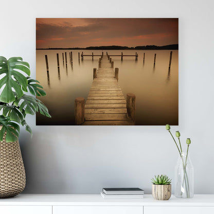 Lakes & Waterfalls Canvas Photo Print - USTAD HOME