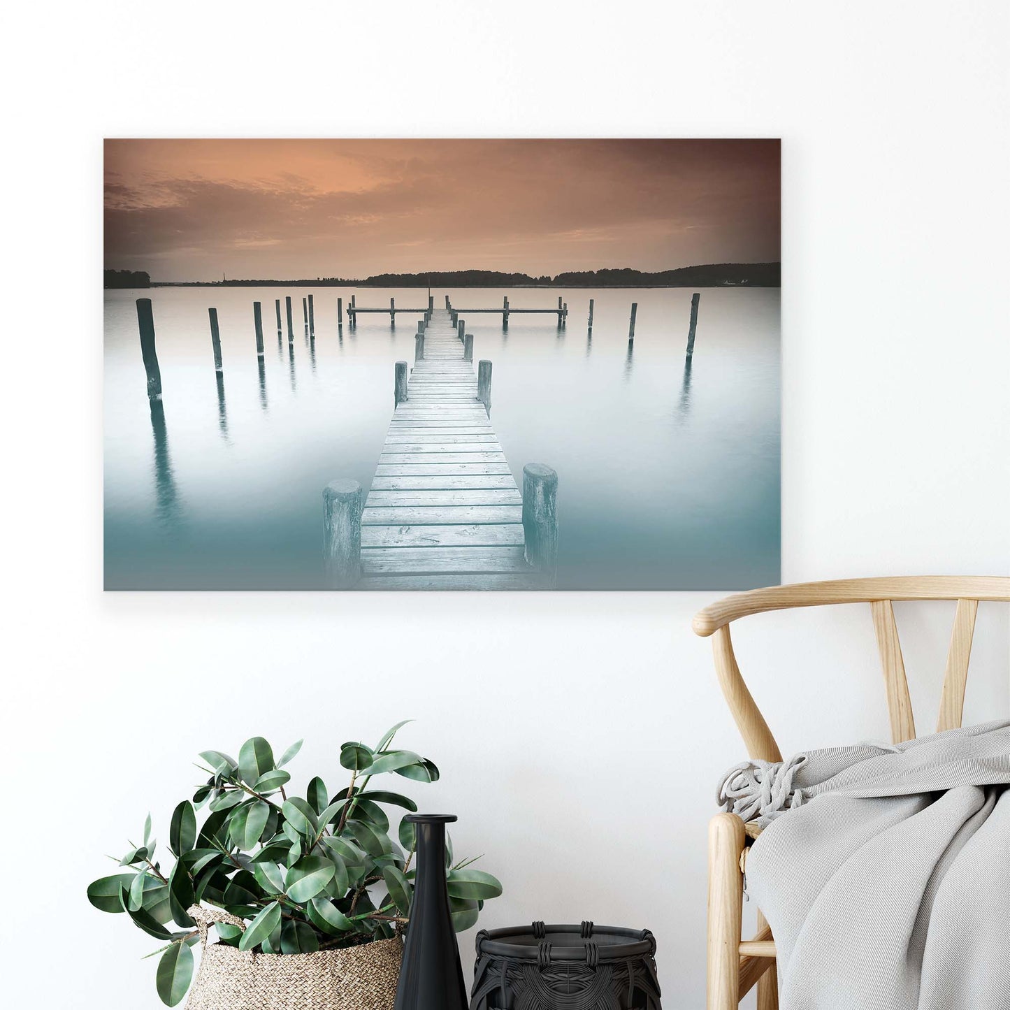 Lakes & Waterfalls Canvas Photo Print