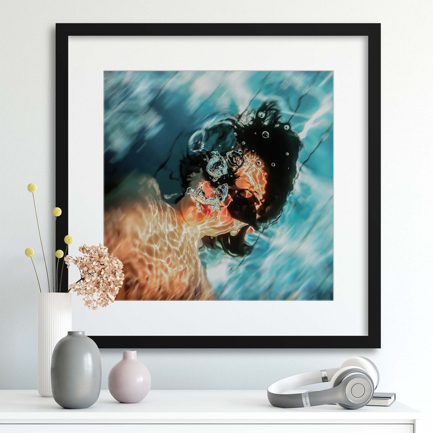 A Cute Little Fish by Inna Blar Ross Framed Print - USTAD HOME