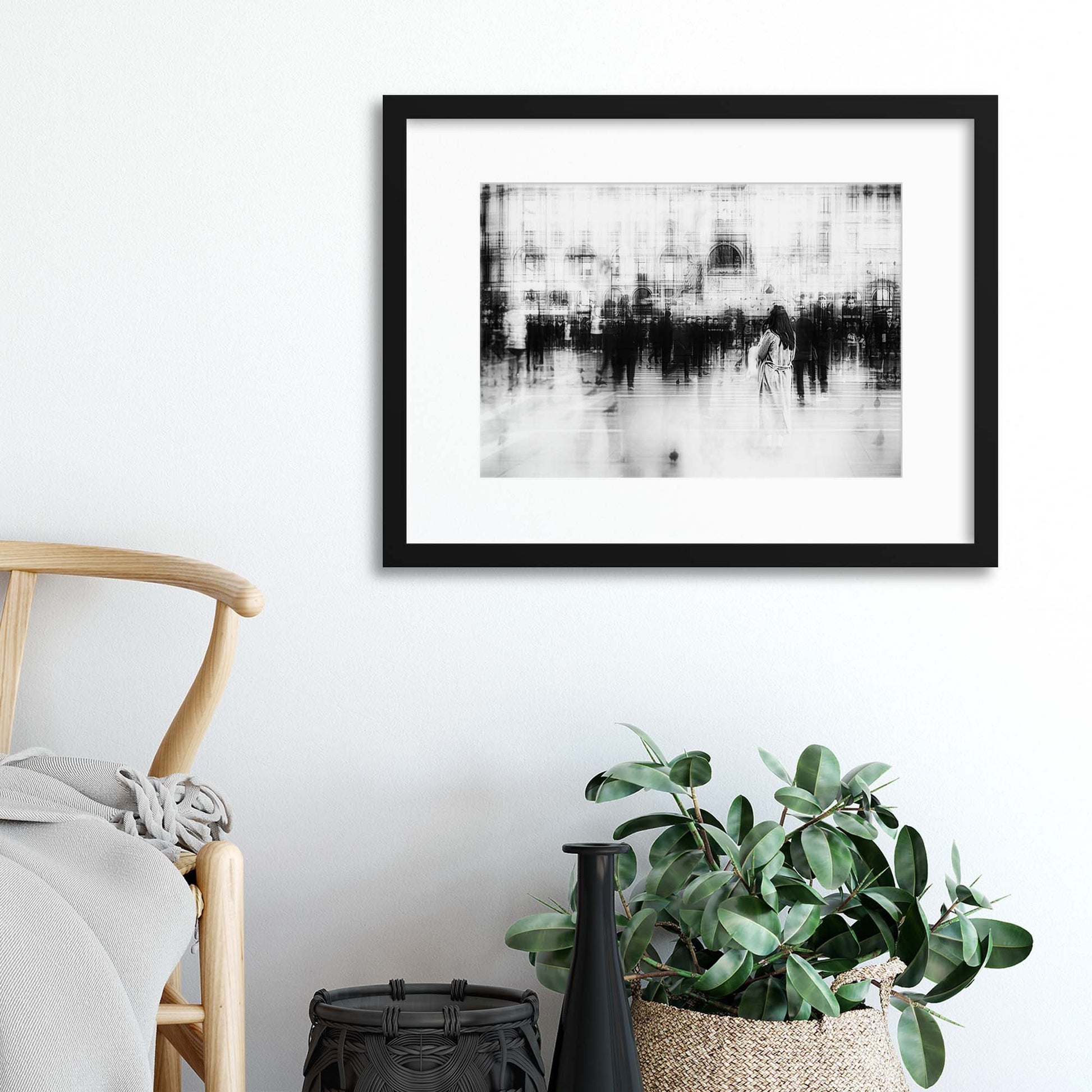 Lost Among Ghosts by Inna Blar Ross Framed Print - USTAD HOME