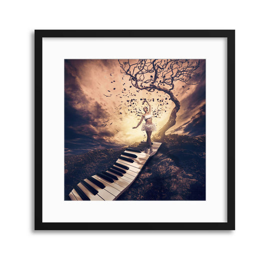 Rhapsody by Jackson Carvalho Framed Print - USTAD HOME