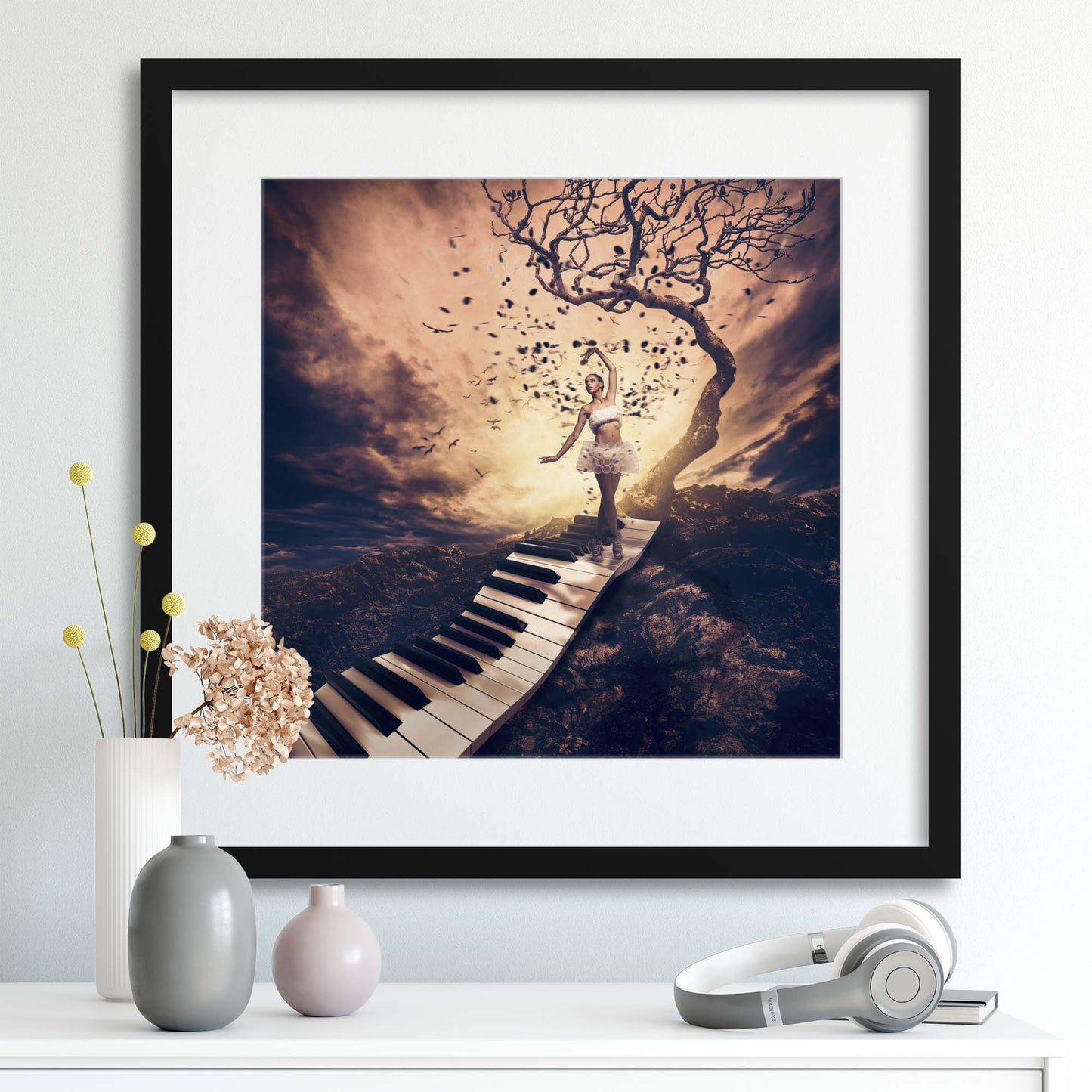 Rhapsody by Jackson Carvalho Framed Print - USTAD HOME