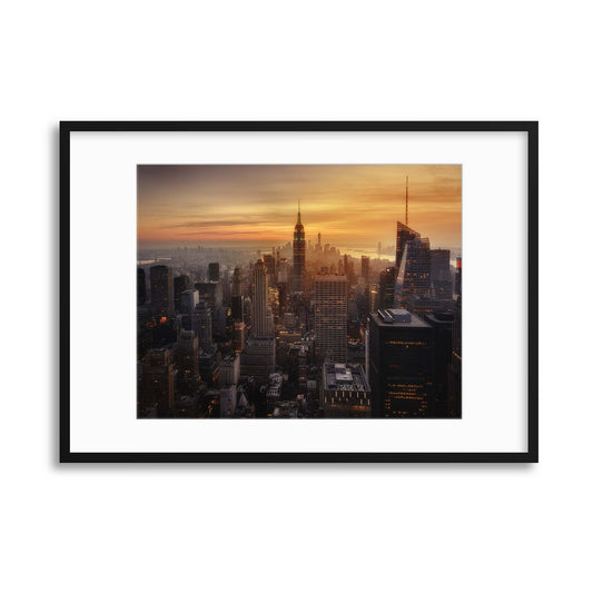 Manhattan's Light by Jorge Ruiz Dueso Framed Print - USTAD HOME