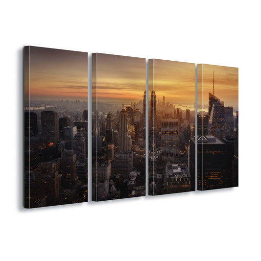 Manhattan's Light by Jorge Ruiz Dueso Canvas Print - USTAD HOME