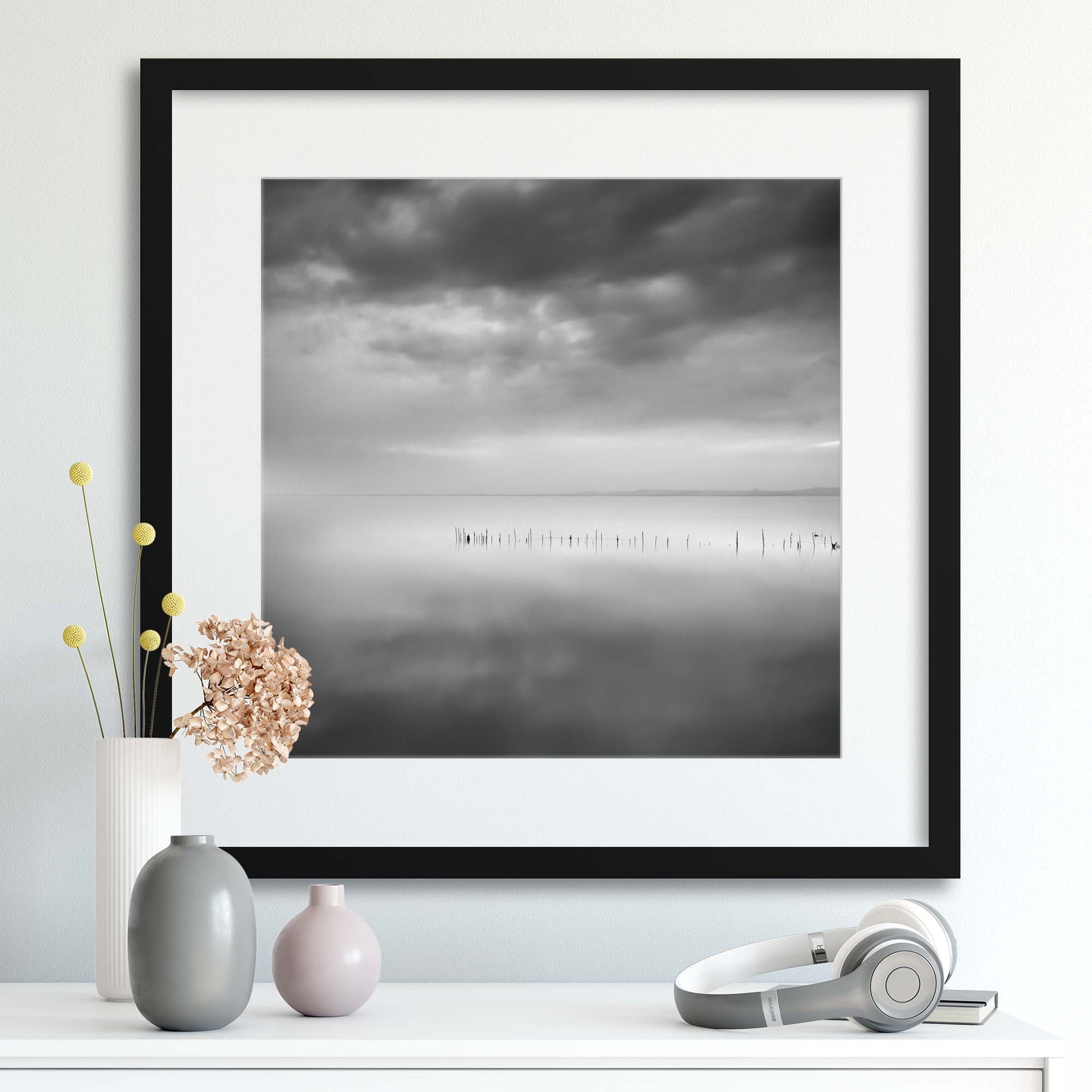 Sixty Shades of Gray by George Digalakis Framed Print - USTAD HOME