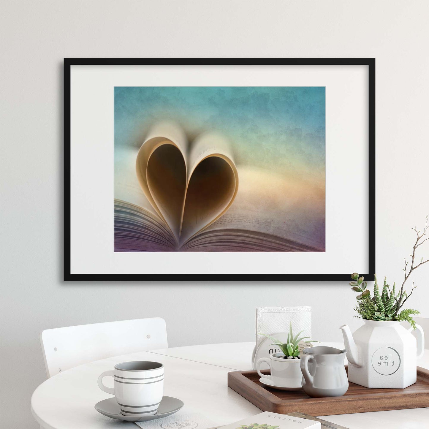 A Love Story by Marcus Hennen Framed Print - USTAD HOME