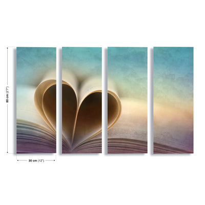 A Love Story by Marcus Hennen Canvas Print - USTAD HOME