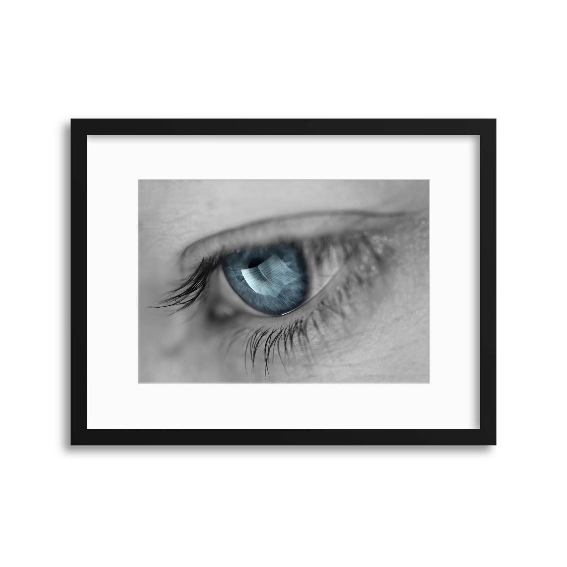 Music in Her Eyes by Xavier Garci Framed Print - USTAD HOME