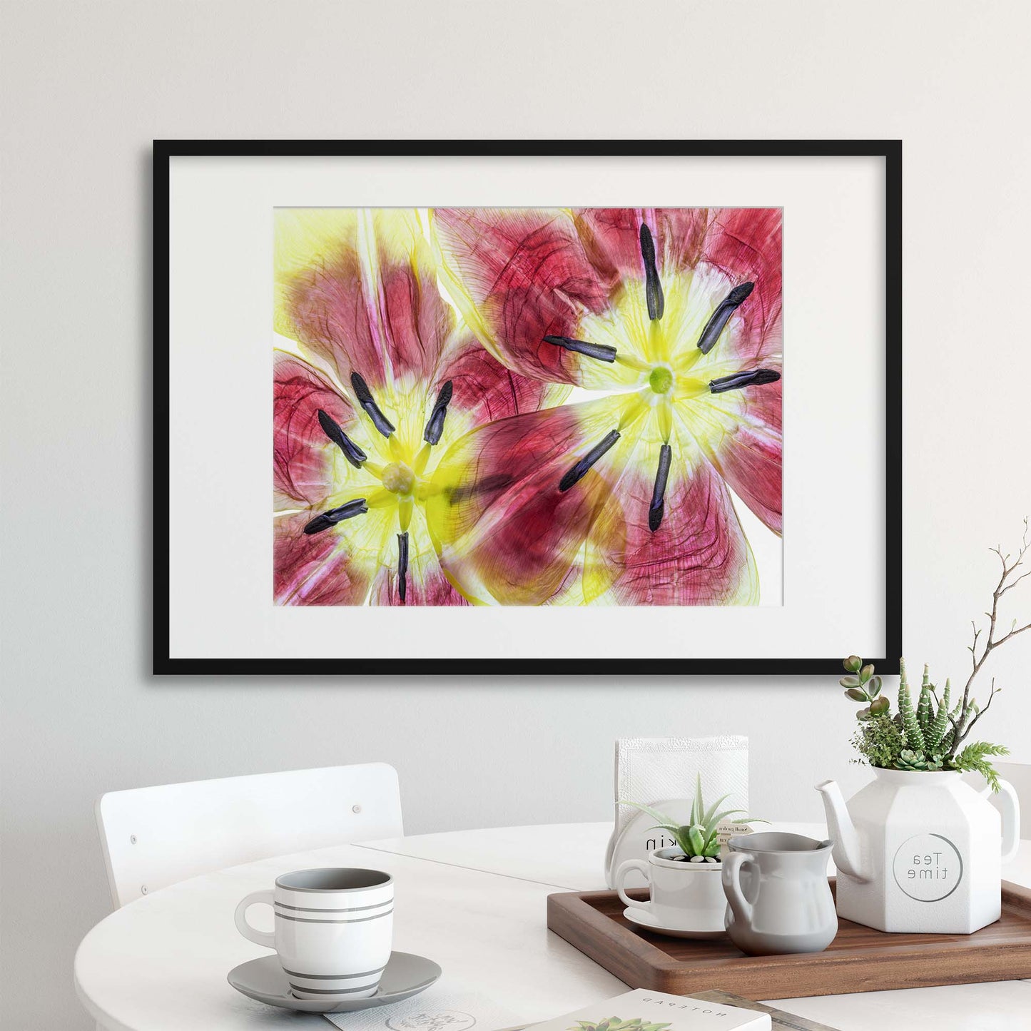 Tulips by Mandy Disher Framed Print - USTAD HOME