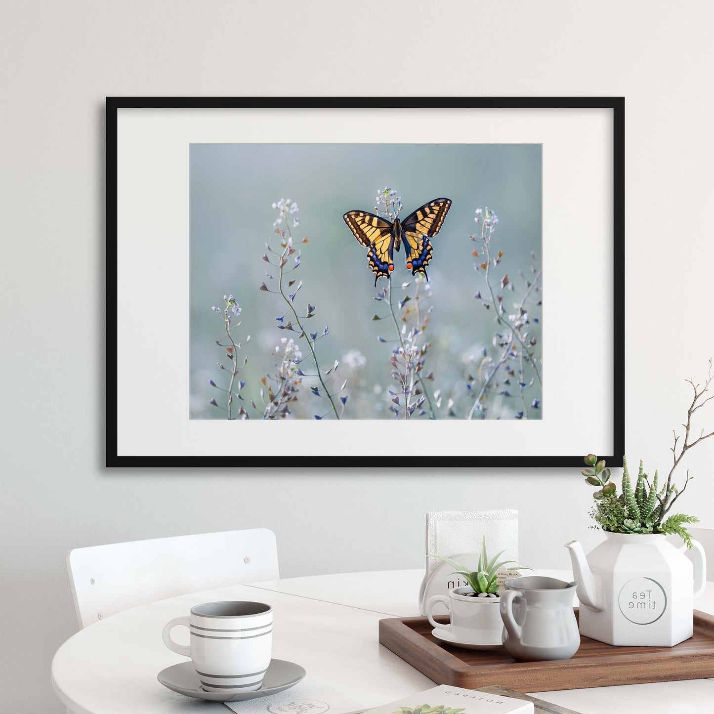 Swallowtail beauty by Petar Sabol Framed Print - USTAD HOME