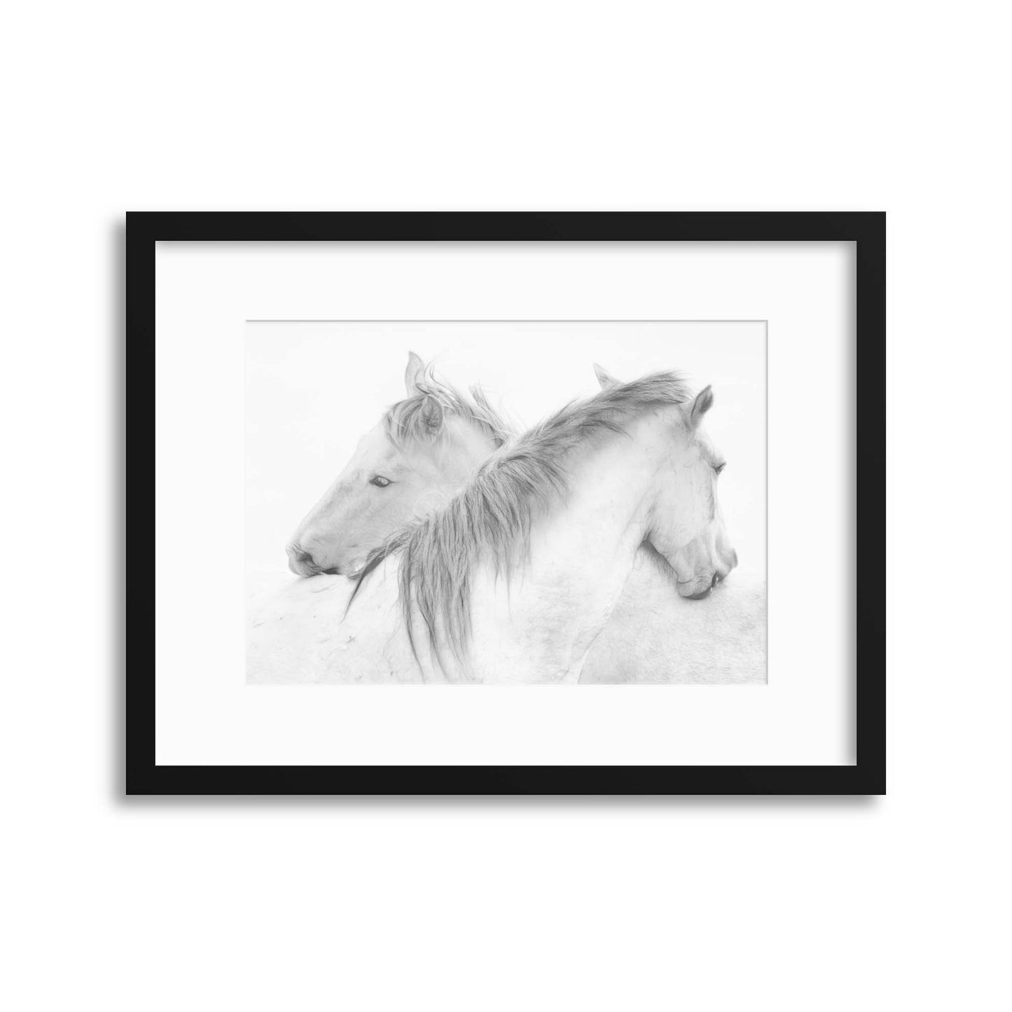 Horses by Marie-Anne Stas Framed Print - USTAD HOME