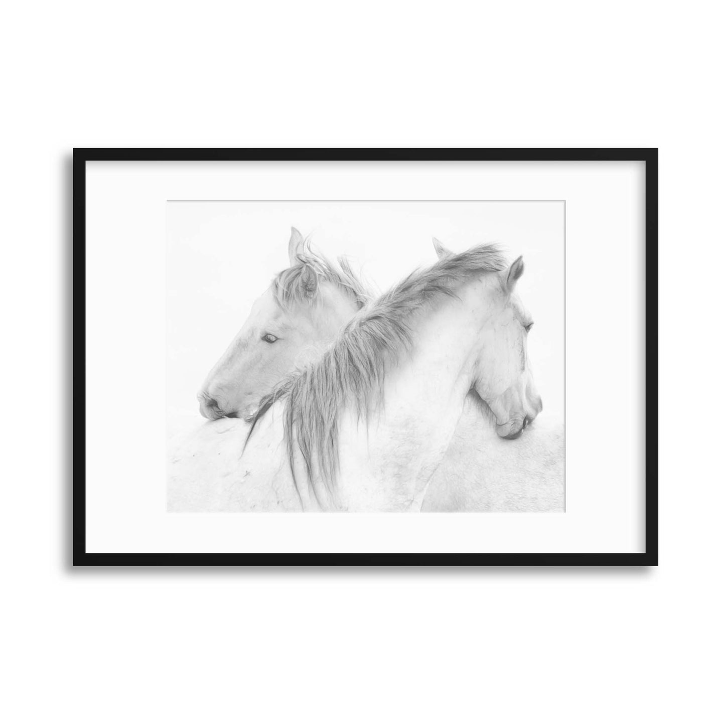 Horses by Marie-Anne Stas Framed Print - USTAD HOME