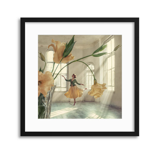 Flower Dance by David Dubnitskiy Framed Print - USTAD HOME