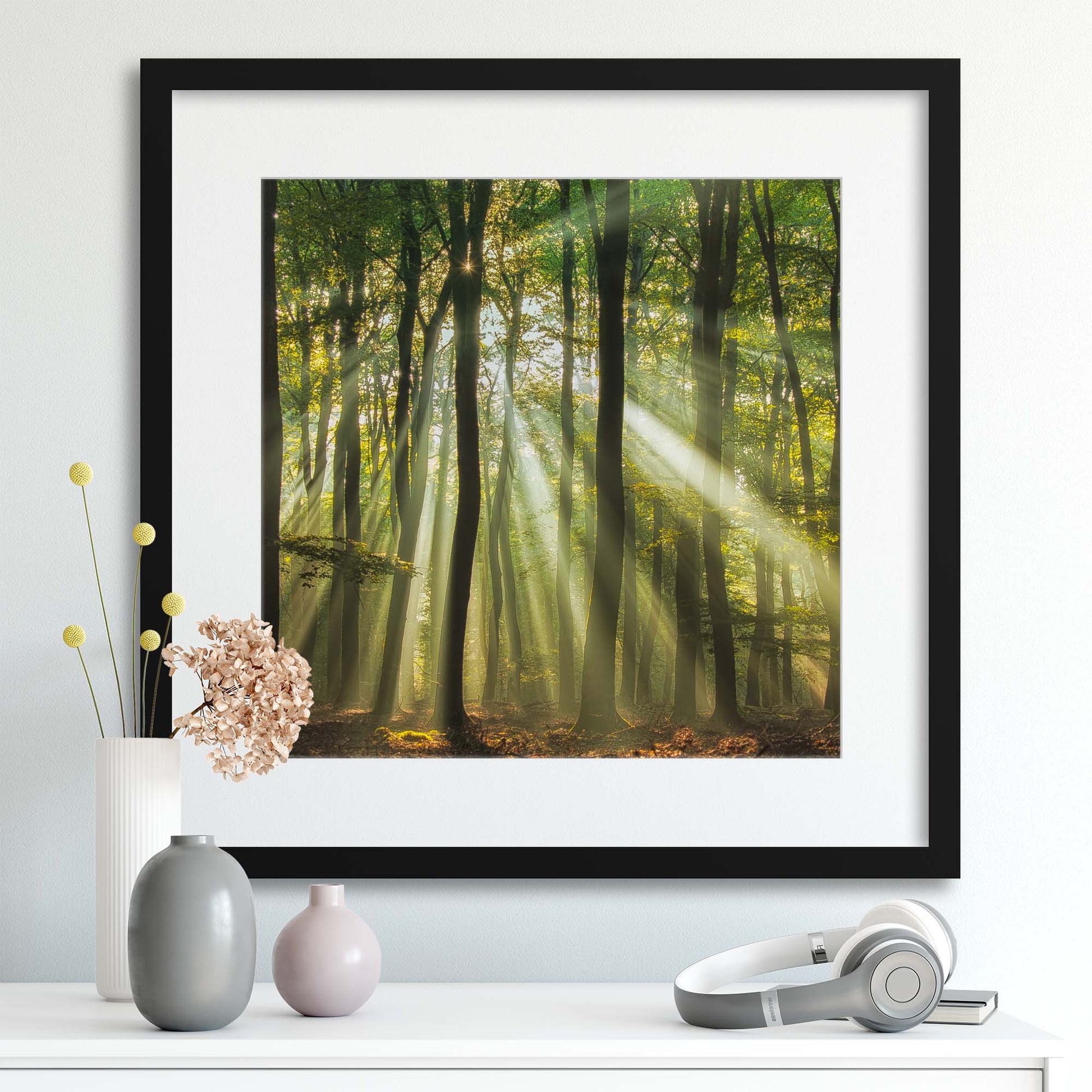 Sunny Start to the Day by Piet Haaksma Framed Print - USTAD HOME