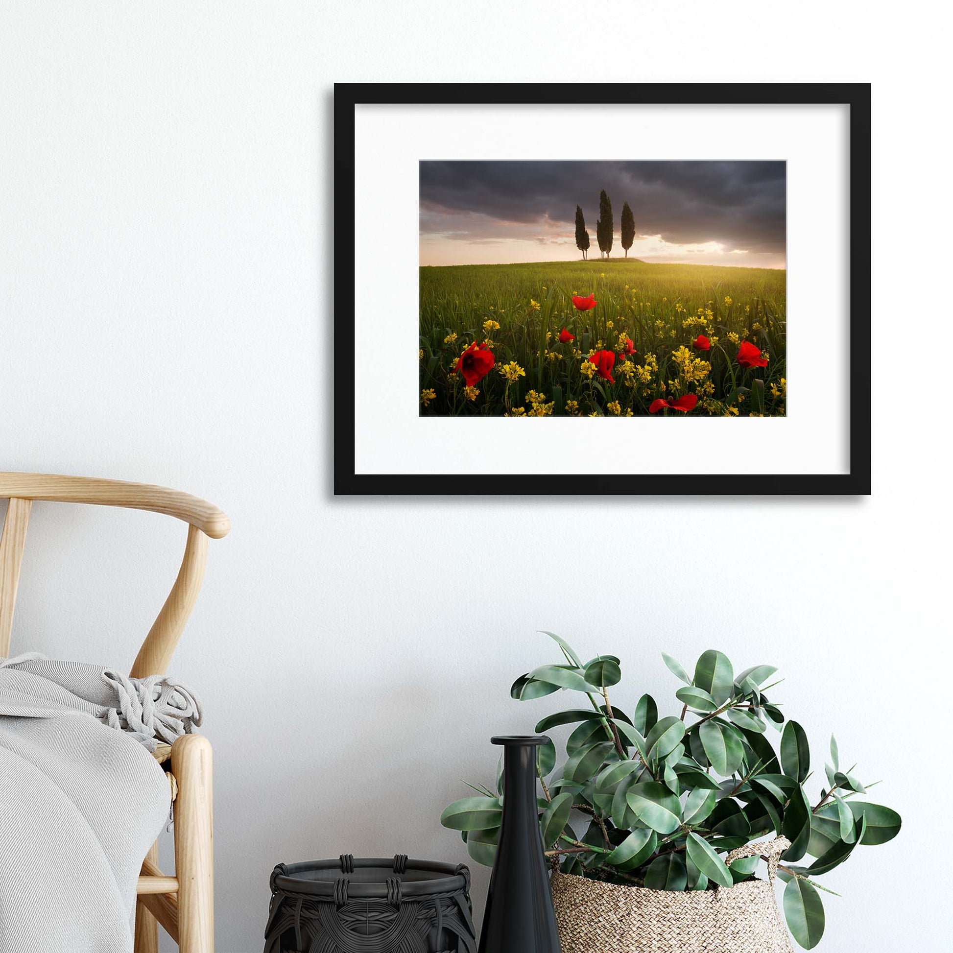 Blooming Tuscany by Daniel &#344;e&#345;icha Framed Print - USTAD HOME