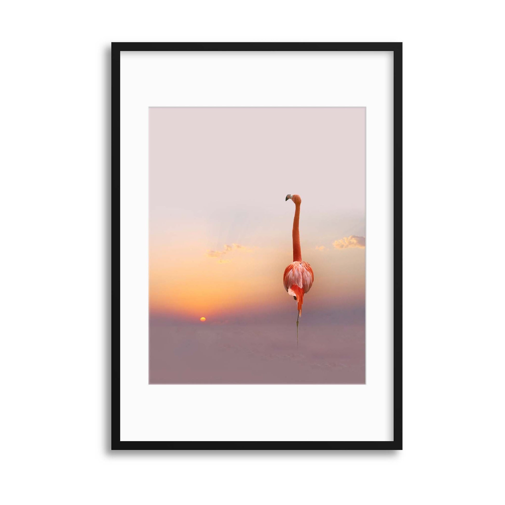 Sunset by Anna Cseresnjes Framed Print - USTAD HOME