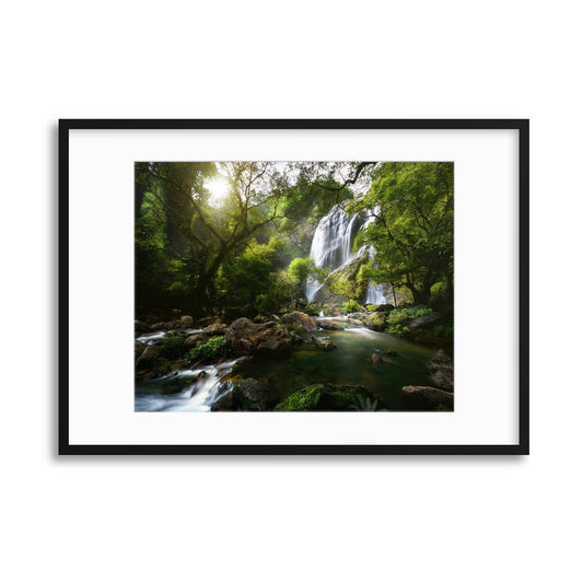 Mountain Stream by Patrick Foto Framed Print - USTAD HOME