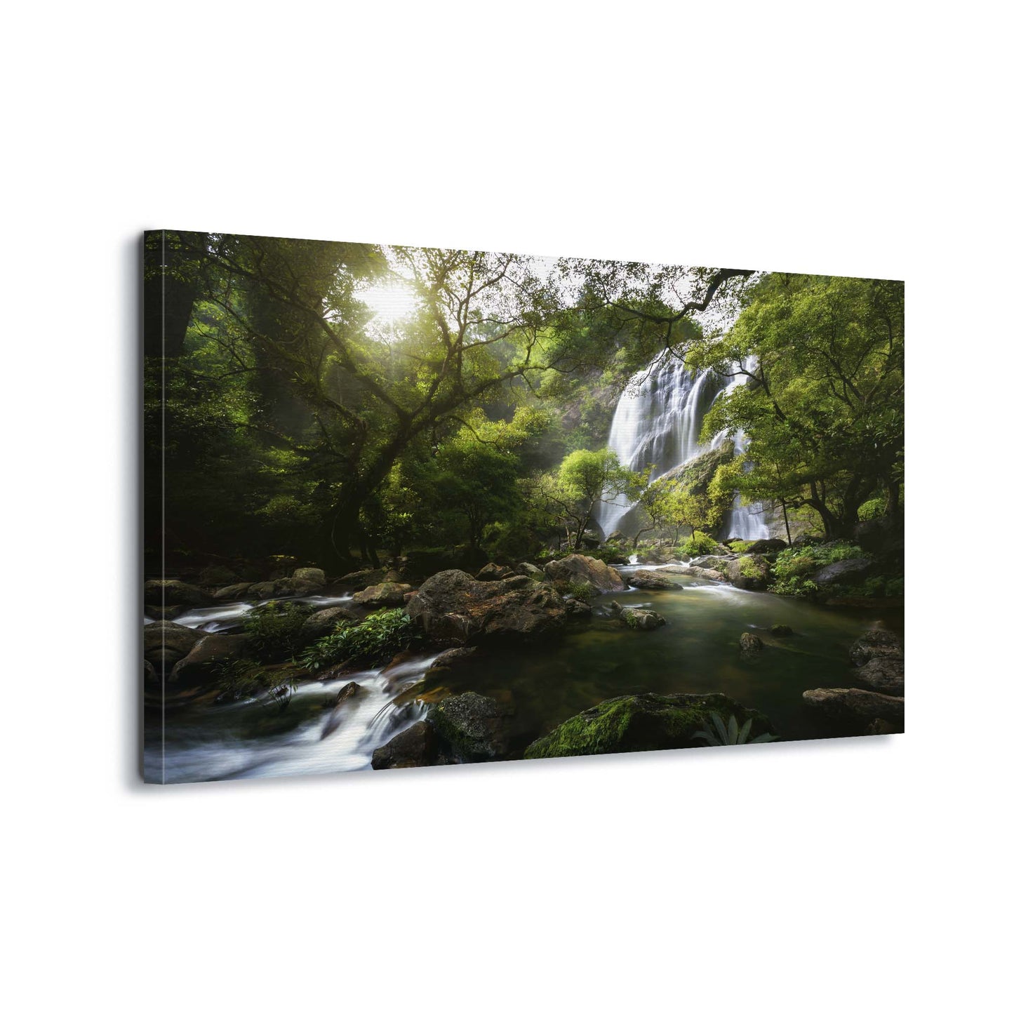 Mountain Stream by Patrick Foto Canvas Print - USTAD HOME