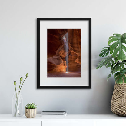 The Light Beam by Eduardo Llerandi Framed Print - USTAD HOME