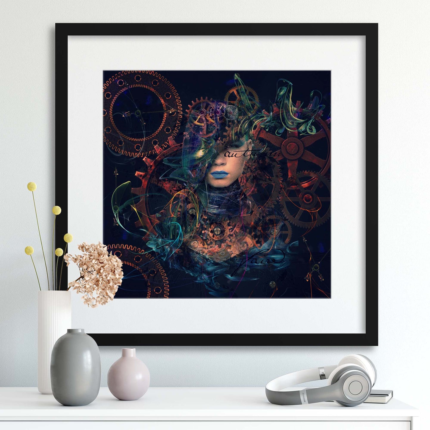 Reincarnation by Natalia Simongulashvili Framed Print - USTAD HOME