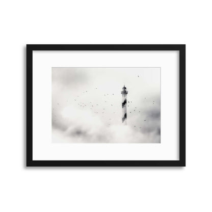 The Fog by Piet Flour Framed Print - USTAD HOME